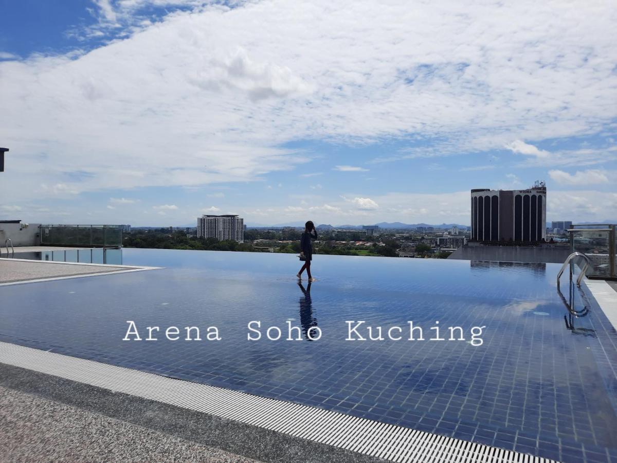 Arena Soho Kuching With Infinity Rooftop Pool And Free Wifi מראה חיצוני תמונה